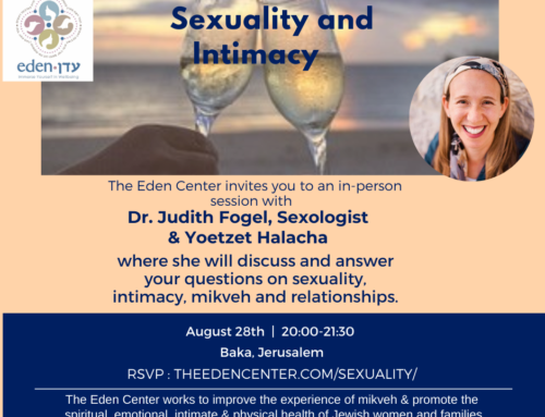 August 28th- Sexuality and Intimacy