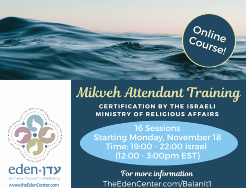 Mikveh Attendant Training Course