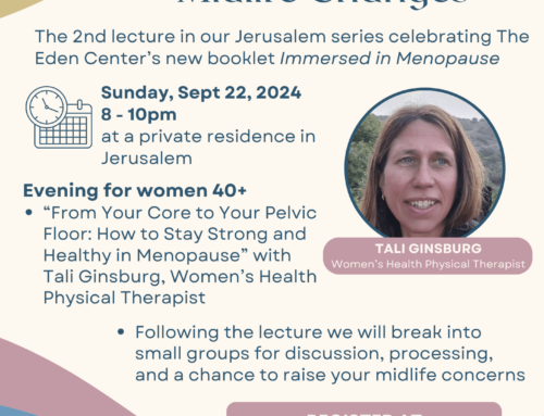 EmpowerHER: Thriving Through Midlife Changes – Jerusalem